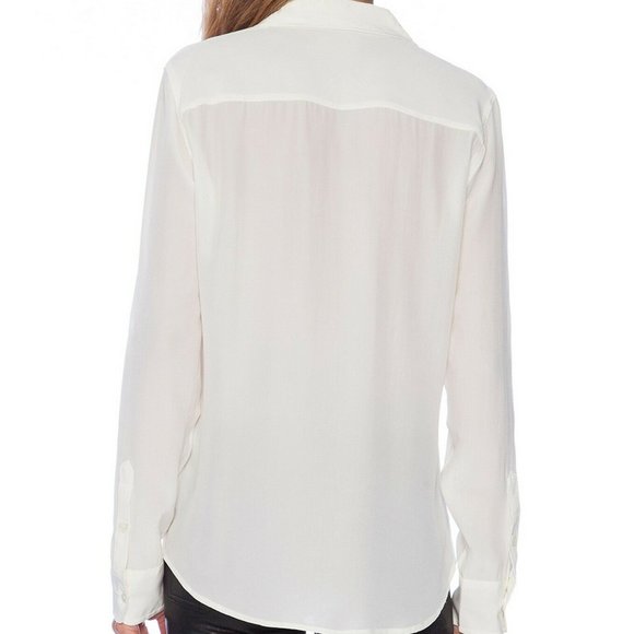NWT EQUIPMENT Brett Silk Shirt Blouses– Nature White, Work to Weekend Staple - Picture 5 of 7